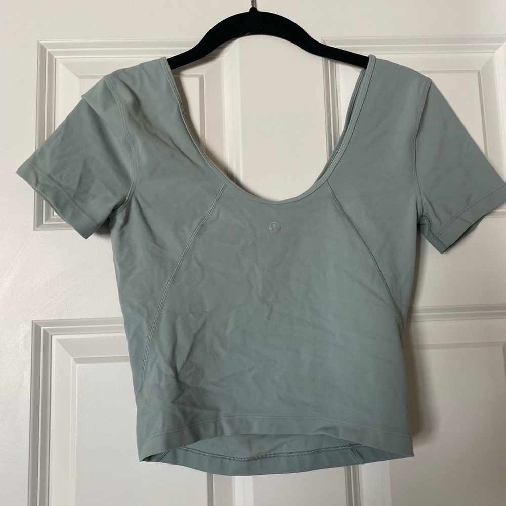 UOU lemon Align T-shirt